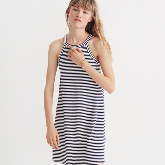 *Host Pick* NWT Madewell District Dress in Stripe - Picture 2 of 4
